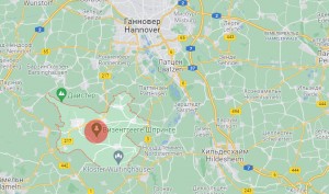 Город Шпринге, где находился лагерь военнопленных